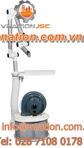 welding fume extractor / industrial / activated carbon filter / with extraction arm