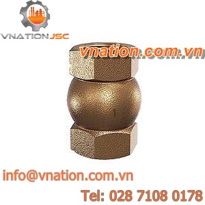shut-off non-return valve / hydraulic / metal / automatic