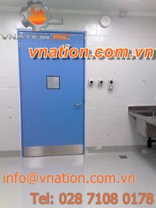 swing doors / for hygienic applications / industrial / FRP