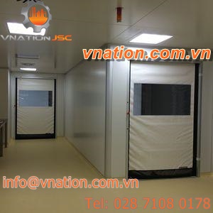 roll-up doors / clean-room / self-repairing / hermetically-sealed
