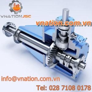 bevel gear reducer / orthogonal / for hydraulic Kaplan bulb turbine