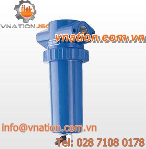cyclone separator / for compressed air / for pre-filtration