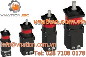 stepper electric gearmotor / coaxial / planetary