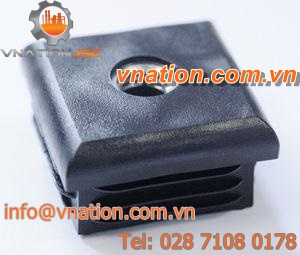 threaded bushing / plastic / square