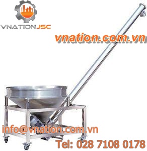 screw conveyor / vertical / transport