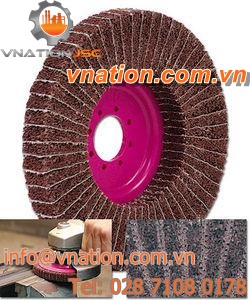deburring abrasive disc / polyester fiber / non-woven