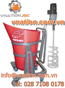 planetary mixer / batch / for cement / hand-held