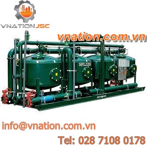 dry filtration unit / activated carbon / for liquids