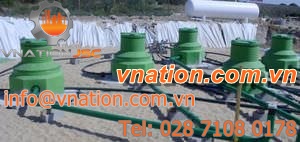 sump tank / polyethylene / vertical