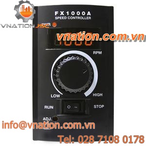 potentiometer speed controller / AC / front panel / digital display