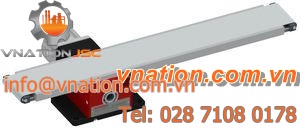 modular conveyor belt / aluminum / for the food industry / low-temperature-resistant