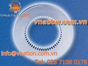 straight-toothed gear / brass / internal / hub