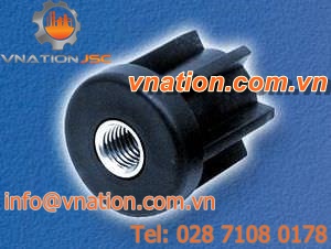 threaded insert / brass / round / for machines