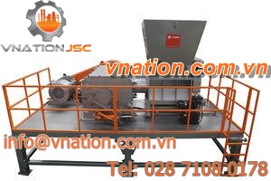 PET bottle plastic granulator / horizontal