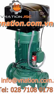 hot water pump / electric / centrifugal / in-line