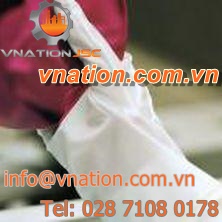 clean room gloves / laboratory / chemical protection / textile
