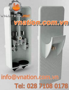 protective cabinet / wall-mounted / metal / outdoor