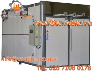 heat treatment oven / powder coating / truck-in / cabinet