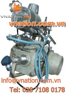 differential-pressure flow meter / for natural gas / insertion / with display