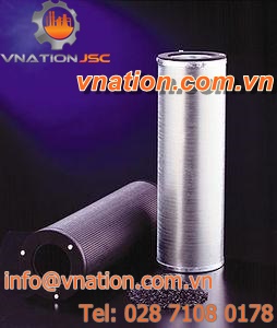 gas filter / cartridge / activated carbon / compact