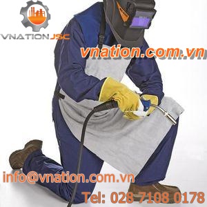 arc protection apron / leather / for welding
