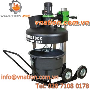 batch mixer / paddle / for mortar / mobile