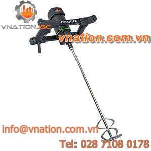 rotor-stator mixer / batch / for cement / hand-held