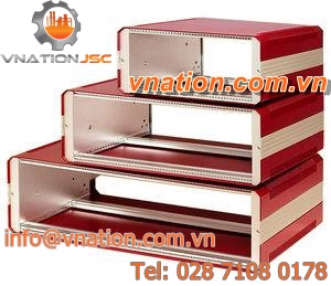 modular enclosure / rack-mount / steel / for instrumentation