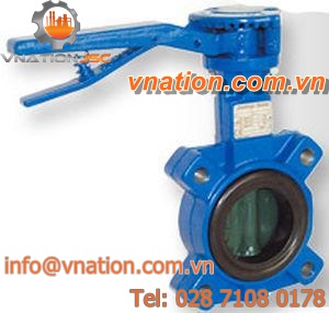 butterfly valve / manual / lug type / cast iron