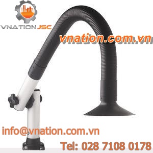 fixed extraction arm / flexible / for solder fume extractors