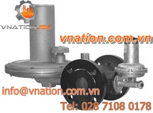 gas pressure regulator / spring / single-stage / high-precision