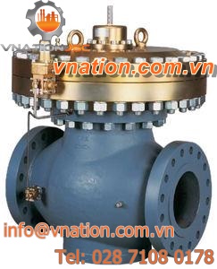 gas pressure regulator / membrane / single-stage / piloted