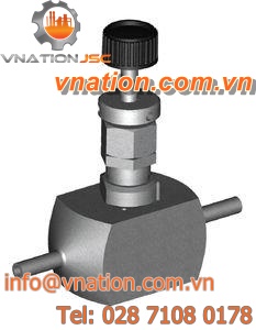 needle valve / shut-off / metering / stainless steel