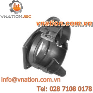 flange fitting / straight / nylon / for tubes