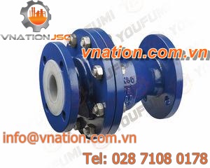swing check valve / PFA-lined