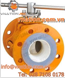 ball valve / manual / ceramic / ANSI