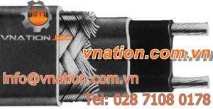 constant-wattage heating cable / thermoplastic-insulated / for tank tracing