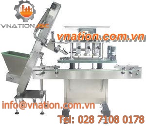 pressure capping machine / automatic / bottle