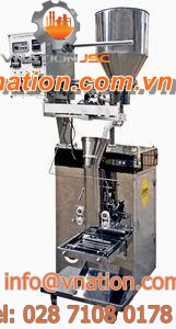 sachet filler / PLC-controlled / vertical / for low-viscosity liquids