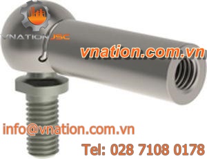 angle joint with threaded stem
