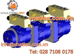 spool hydraulic directional control valve / pneumatically-operated