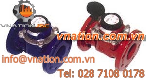 turbine flow meter / for water / in-line / high-temperature