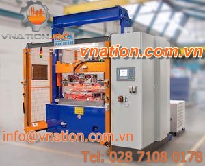 hydraulic press / lamination / leather / for textiles
