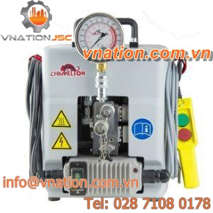 radial piston hydraulic pump / electrically-powered / two-stage