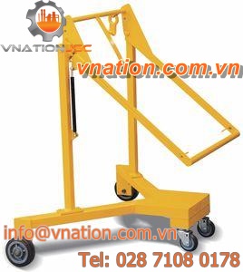 low level infeed palletizer / drum / manual