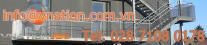 forge welded grating / steel / non-slip
