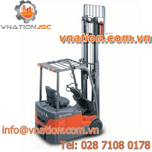 electric forklift / ride-on / medium-load / 3-wheel