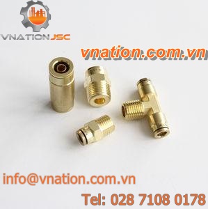 push-in fitting / straight / pneumatic