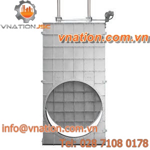 knife gate valve / handwheel / flow regulator / for gas