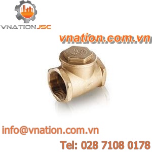 poppet check valve / threaded